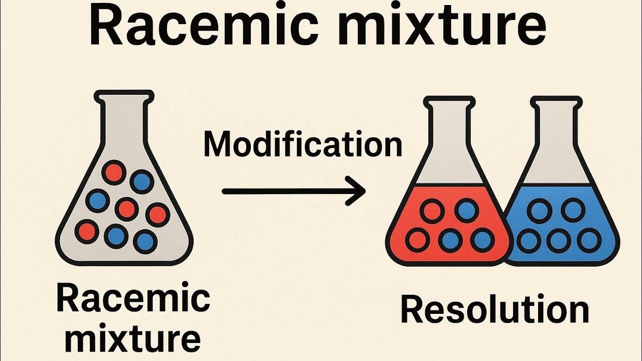 Racemic mixture, Racemic modification and Resolution for GPAT | Easy learn