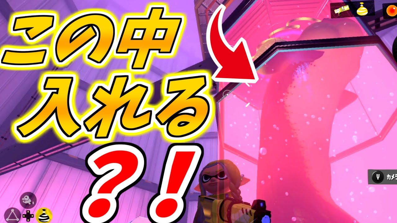『オオデンチナマズ』の中に入れる方法があるらしいぞ？！【スプラバグ】【オルタナバグ】【ヒロモバグ】【小ネタ】