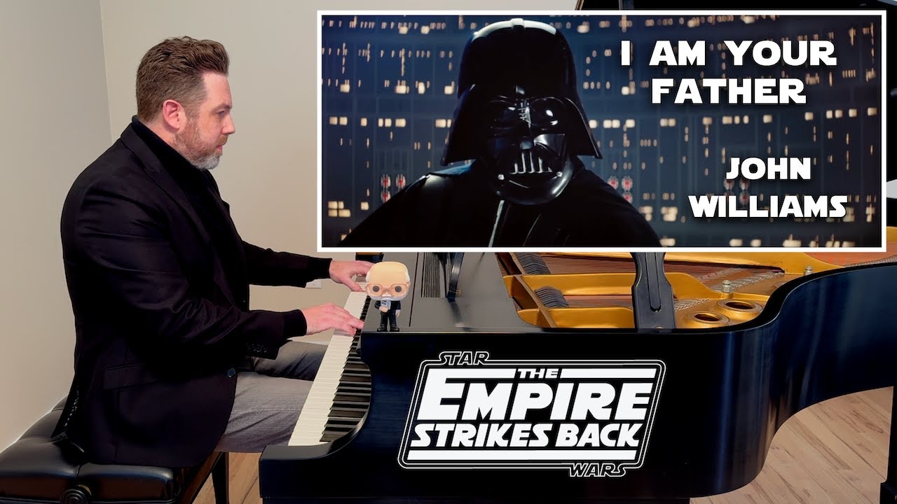 John Williams: I Am Your Father | The Empire Strikes Back (piano cover with film)