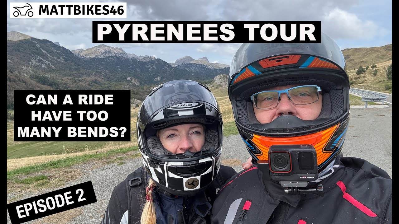 Pyrenees Motorcycle Tour, Triumph Street Triple, first time riding abroad Ep2