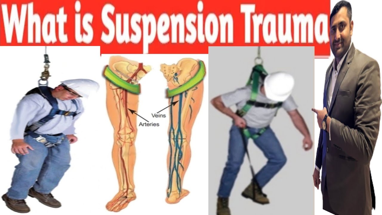 What is Suspension Trauma | Symptoms | Suspension Trauma Safety Straps | WAH @SafetyTrainerNebosh