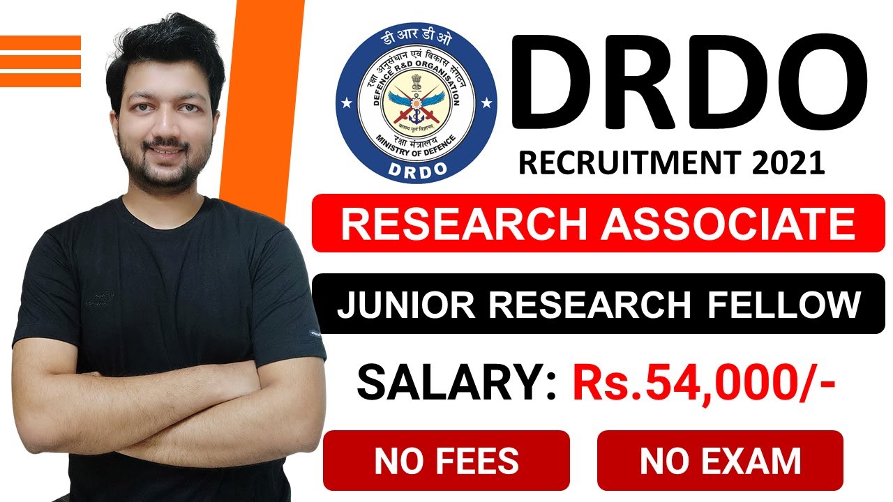 DRDO DRL Recruitment 2021 | Research Associate & JRF Recruitment | Latest Jobs Recruitment 2021