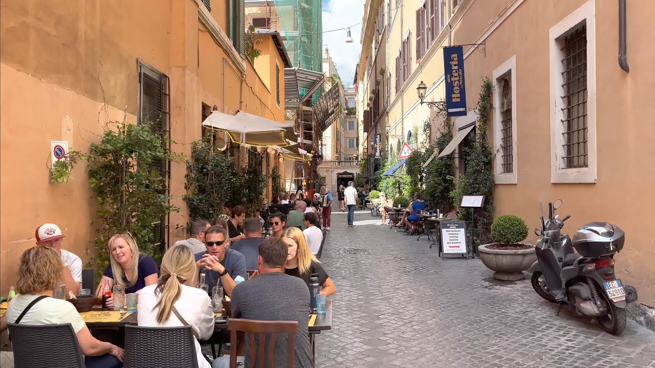 🇮🇹Roma Autumn Walk 2020 - Piazza del Popolo to Prati District -【4K HDR】