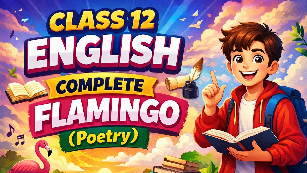 Class 12 English Complete Flamingo Poetry | Full Revision in One Shot 🔥 | CBSE 2026