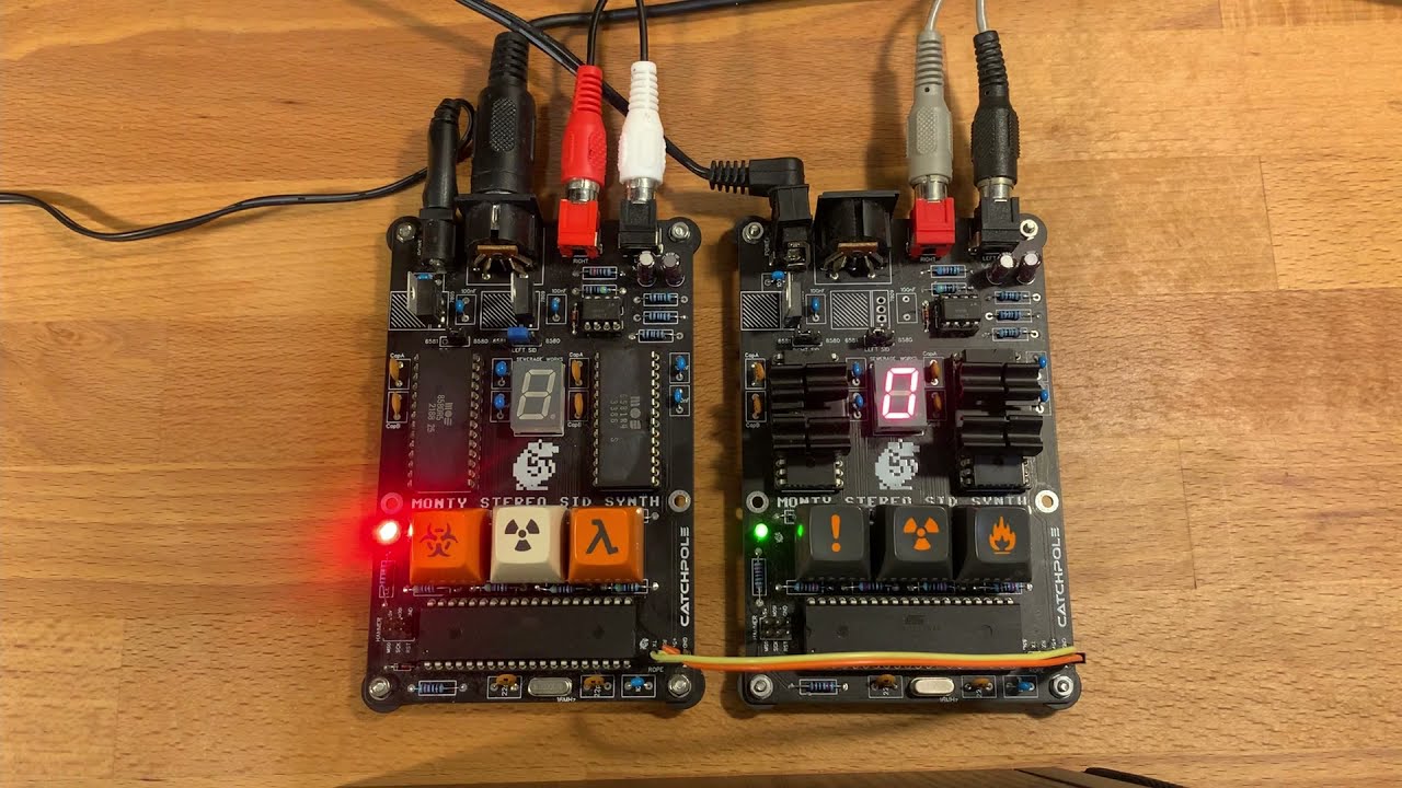 Monty Stereo SID Synth in quad mode