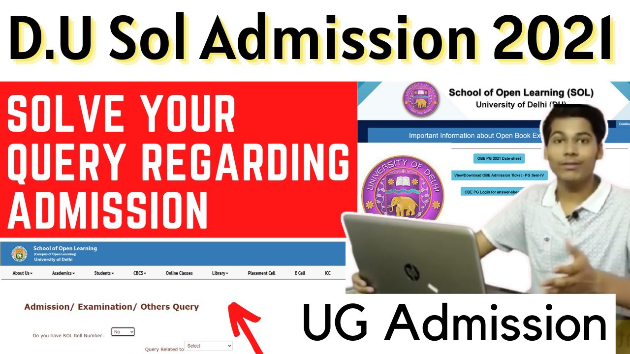 d.u sol latest update admission 2021 Registration Date Solve all Query | sol latest Video #dusol