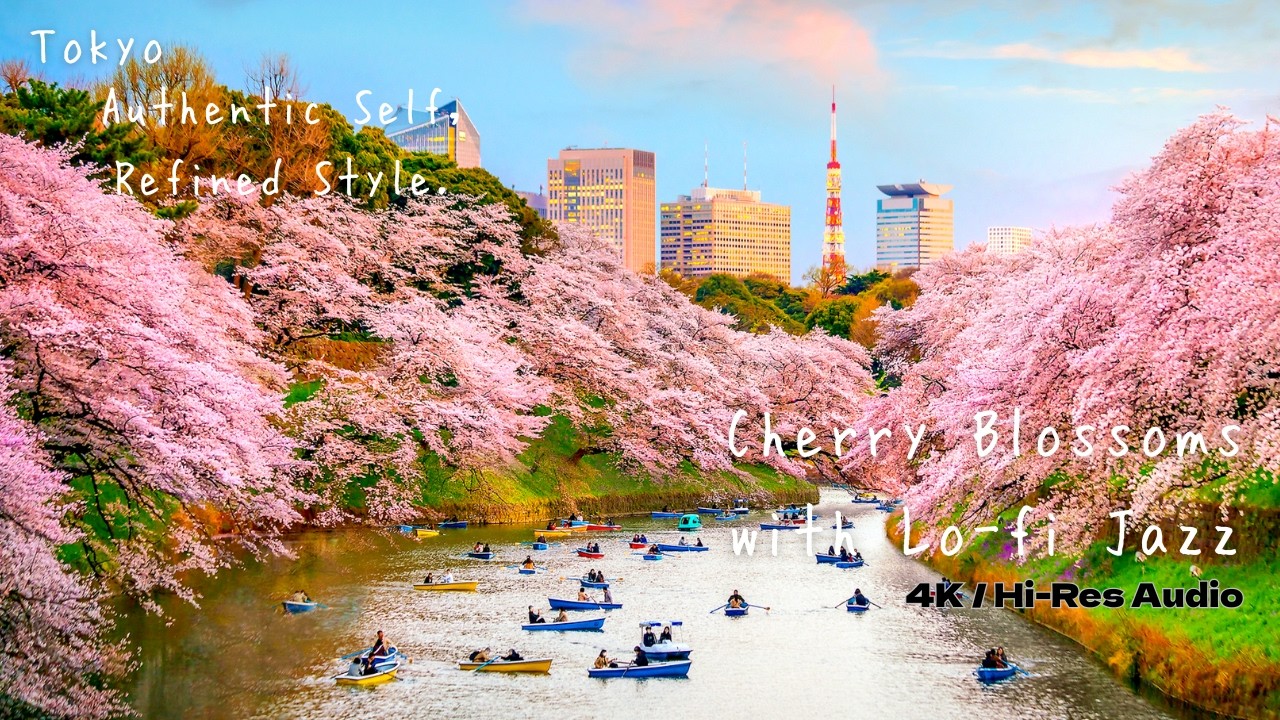 Relaxing Japanese Cherry Blossoms with Lo-fi Jazz 2026
