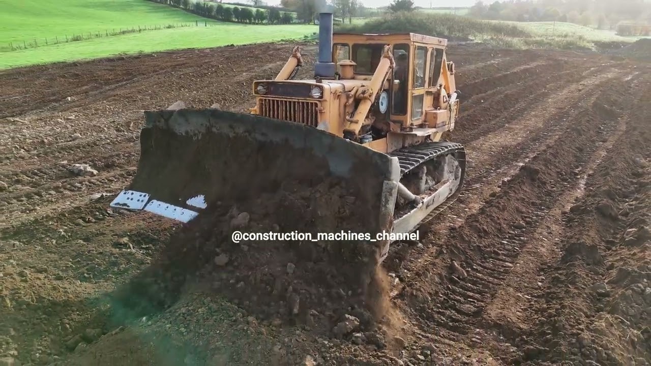 Komatsu bulldozer at work
