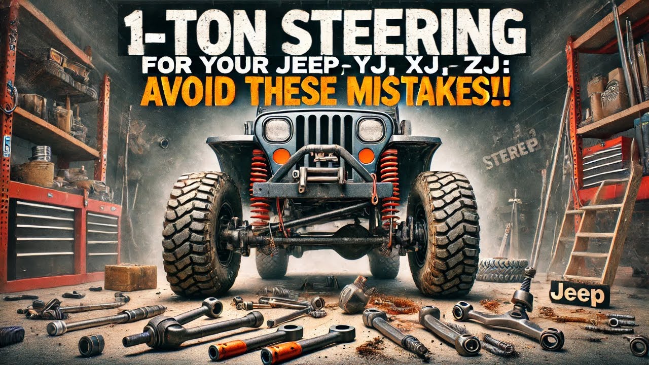 1-TON STEERING for your Jeep (YJ, TJ, XJ, ZJ) AVOID THESE MISTAKES!!!