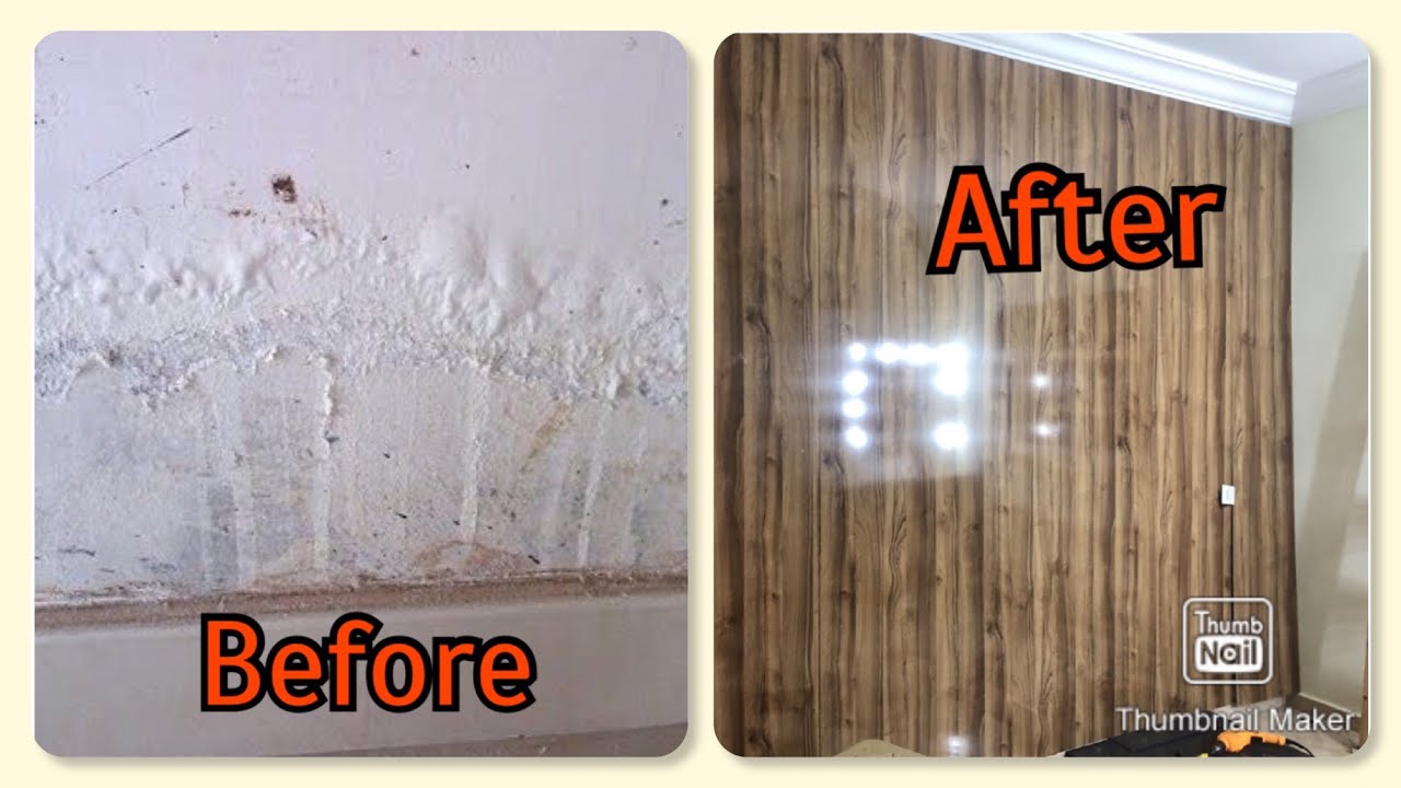 كيفية تغليف الحائط من الرطوبة والبرودة/An easy and simple solution to treating wall moisture