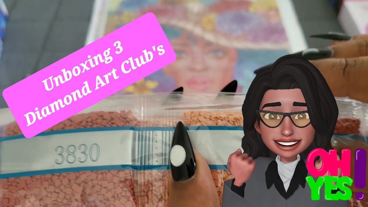 Unboxing Diamond Art Club * Flower Crazy,  Butterfly Glow, & Butterfly Bueaty