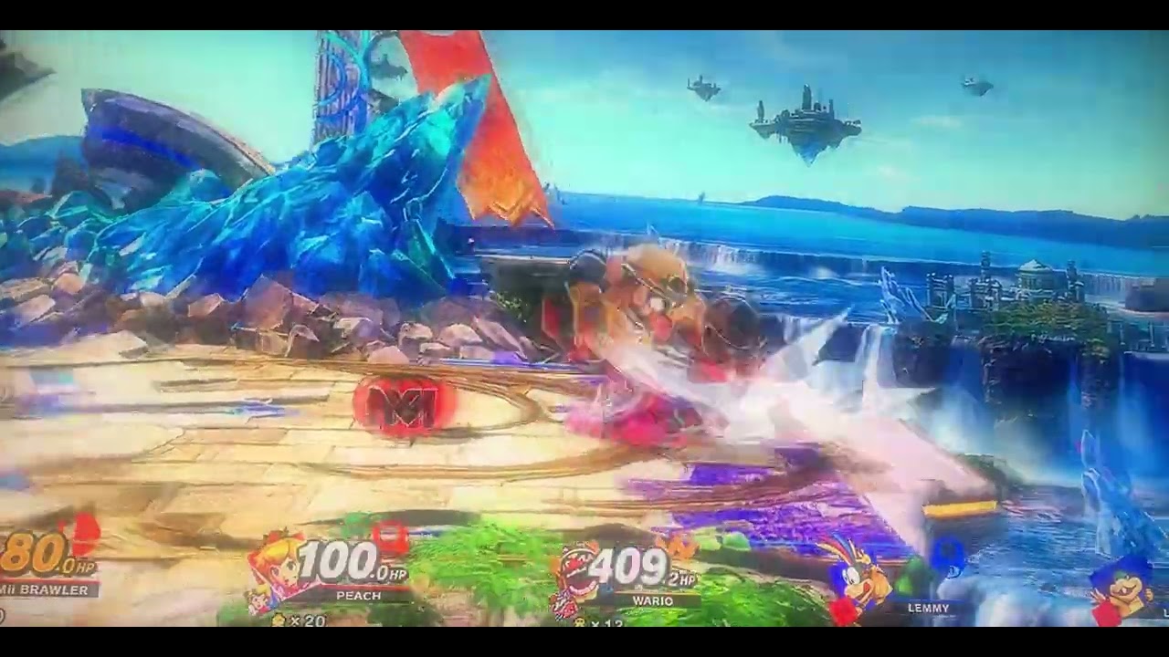 Super Smash Bros Ultimate, T.20 I’MG & Peach, Battlefield, Stamina Battle 4/4
