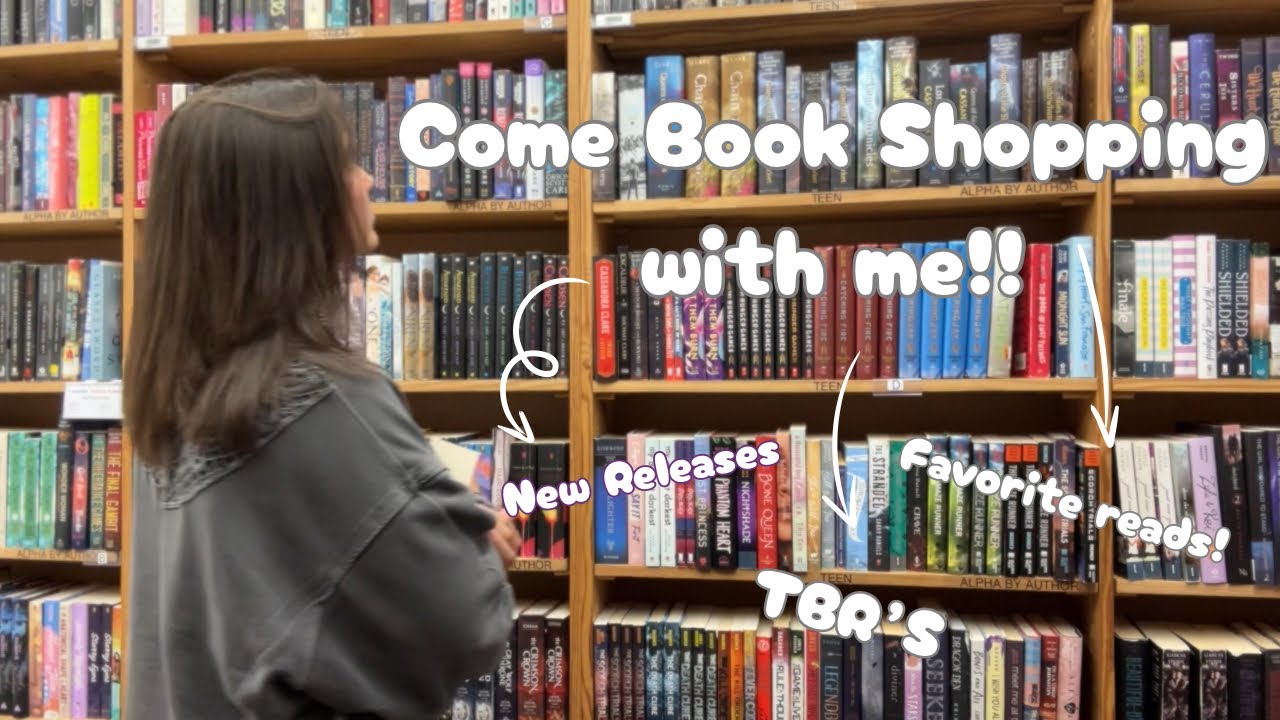 Come Book Shopping with me!! (New Releases, tbr’s, and favorite reads!!) 