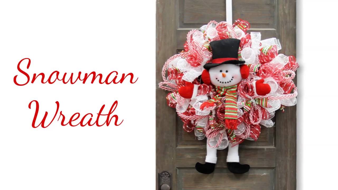 Snowman Wreath Enhancement