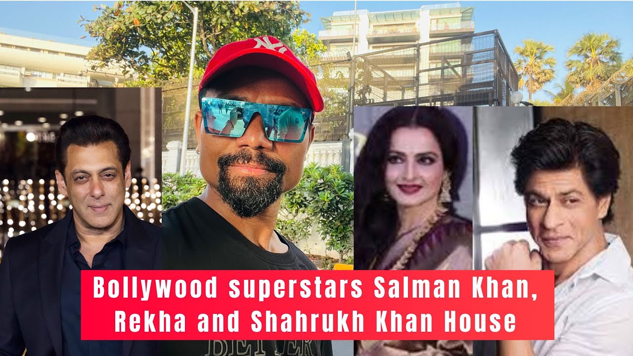Bollywood superstars Salman Khan, Rekha and Shahrukh Khan’s House at Bandstand, Bandra, Mumbai