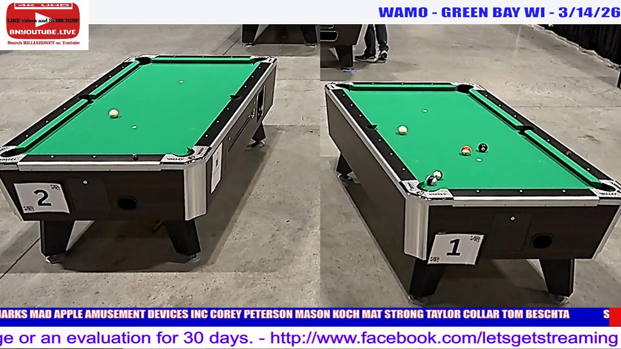 WAMO - Division 1  - Sharks Mad Apple  V Pitbulls - Green Bay Wi - 3/14/26