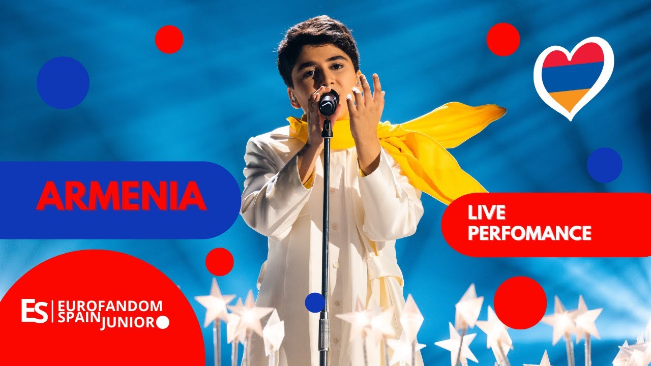 Albert - Brave Heart (LIVE) | Armenia | Junior Eurovision 2025 | EurofandomSpain
