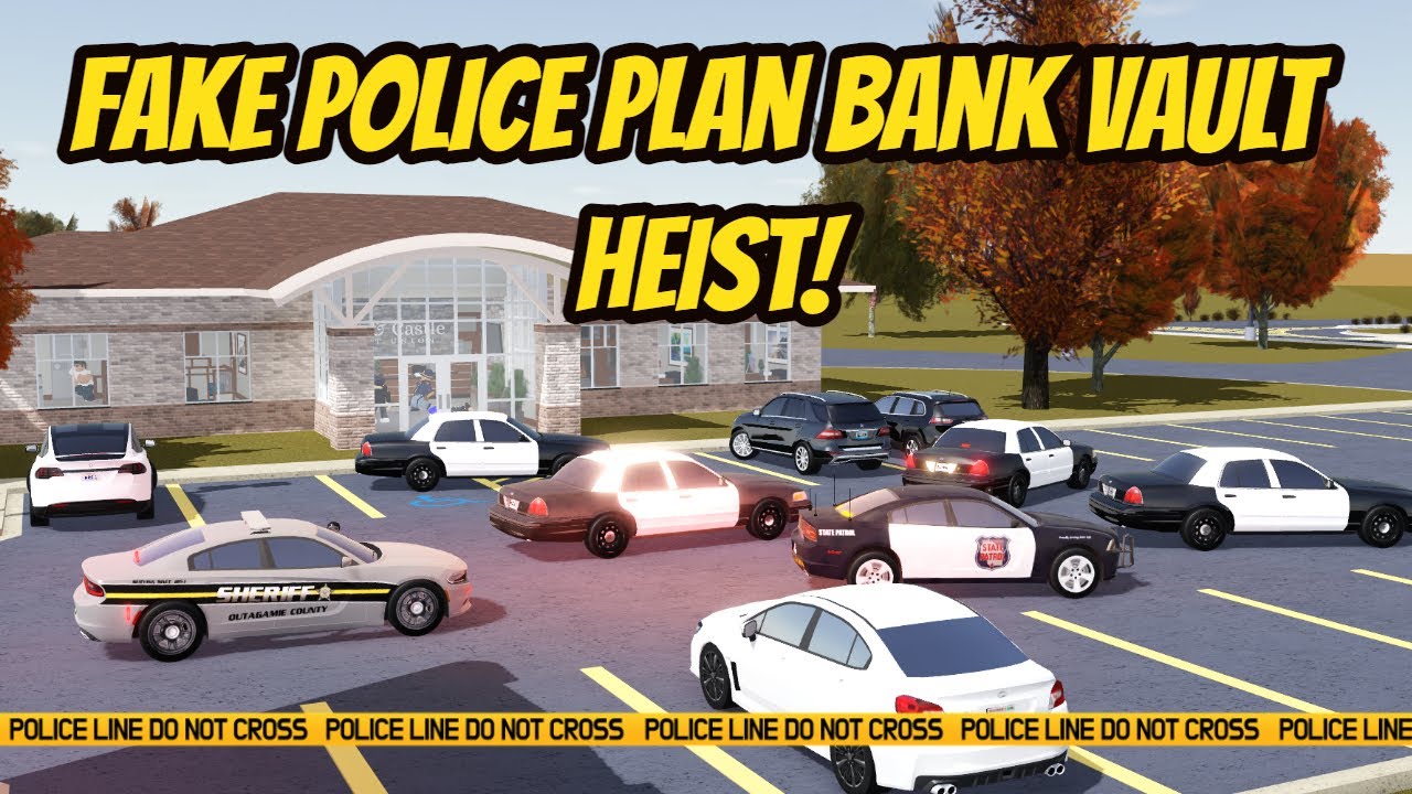 Greenville, Wisc Roblox l FAKE POLICE Bank Vault Heist SWAT TEAM Roleplay