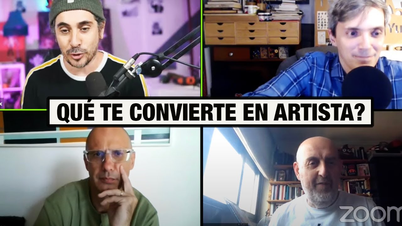 QU&Eacute; TE CONVIERTE EN ARTISTA ? / A DEBATE Fernando Castro, Rafael L. Borrego, Mart Yuls y Rallitox