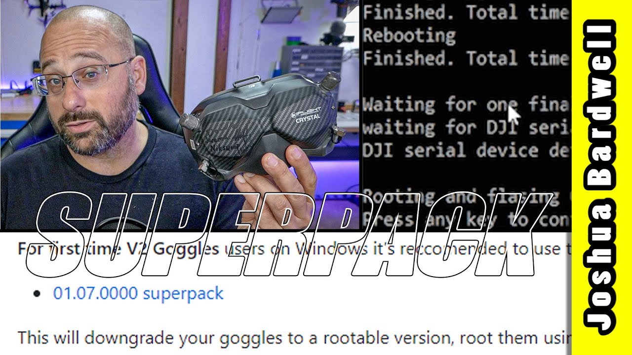 DJI v2 Goggle Betaflight HD OSD Start-to-Finish Guide // WTFOS SUPERPACK