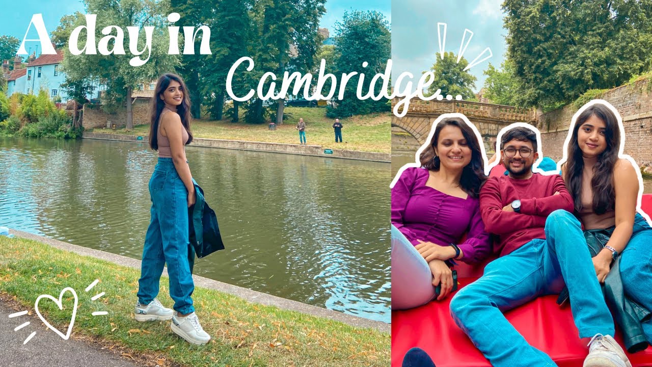 A day in Cambridge and Harlow | Punting, University of Cambridge, Newton's Apple tree | Vlog