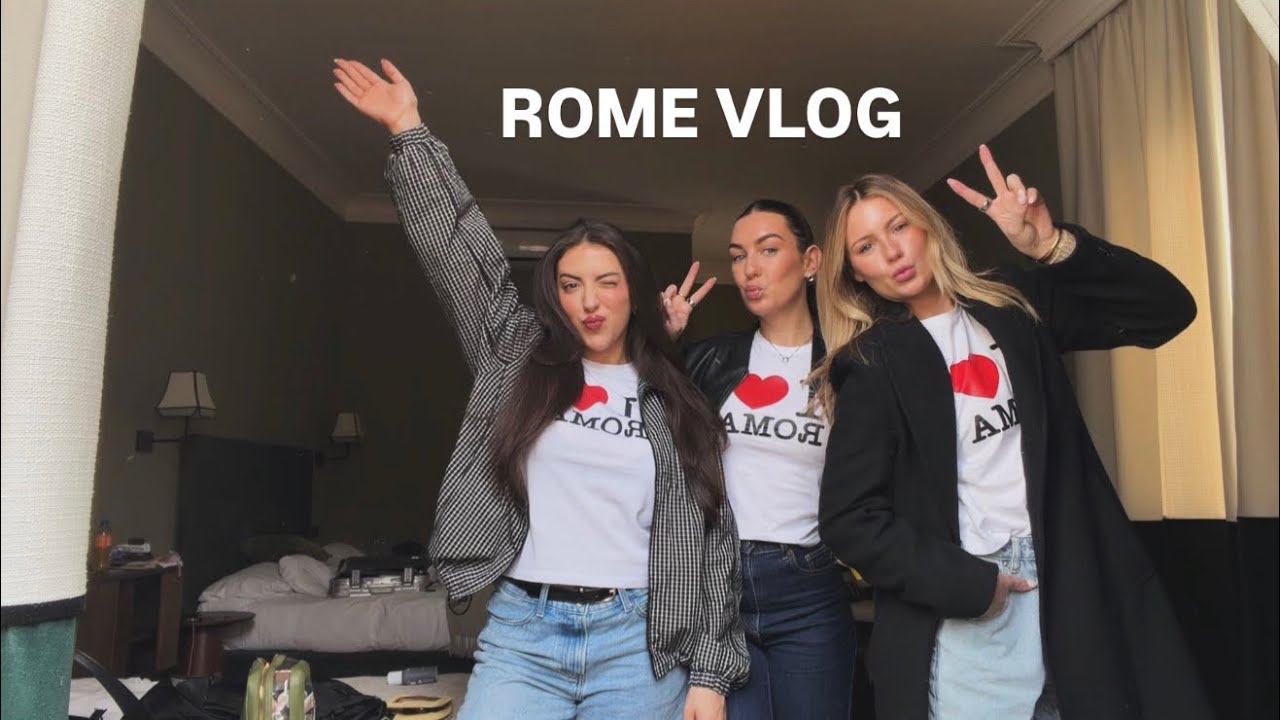 6N ROME VLOG | girls trip, sephora hauls, girl dinners & game day!!! | Emma Canning