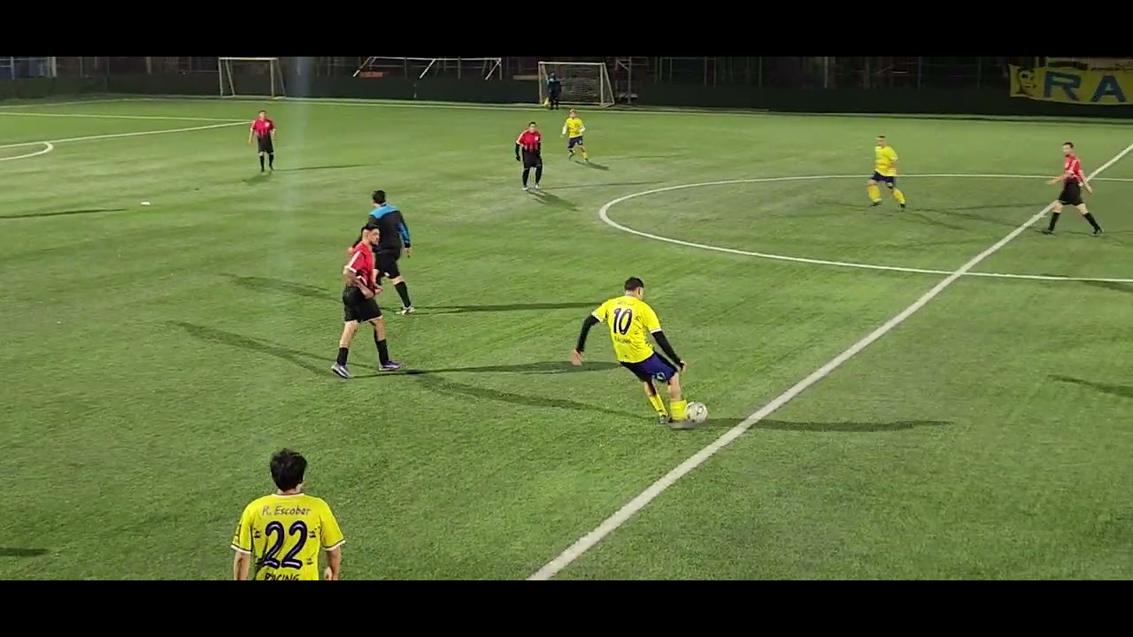 OCTAVOS DE FINAL  racing vs socoal  ( primer tiempo )