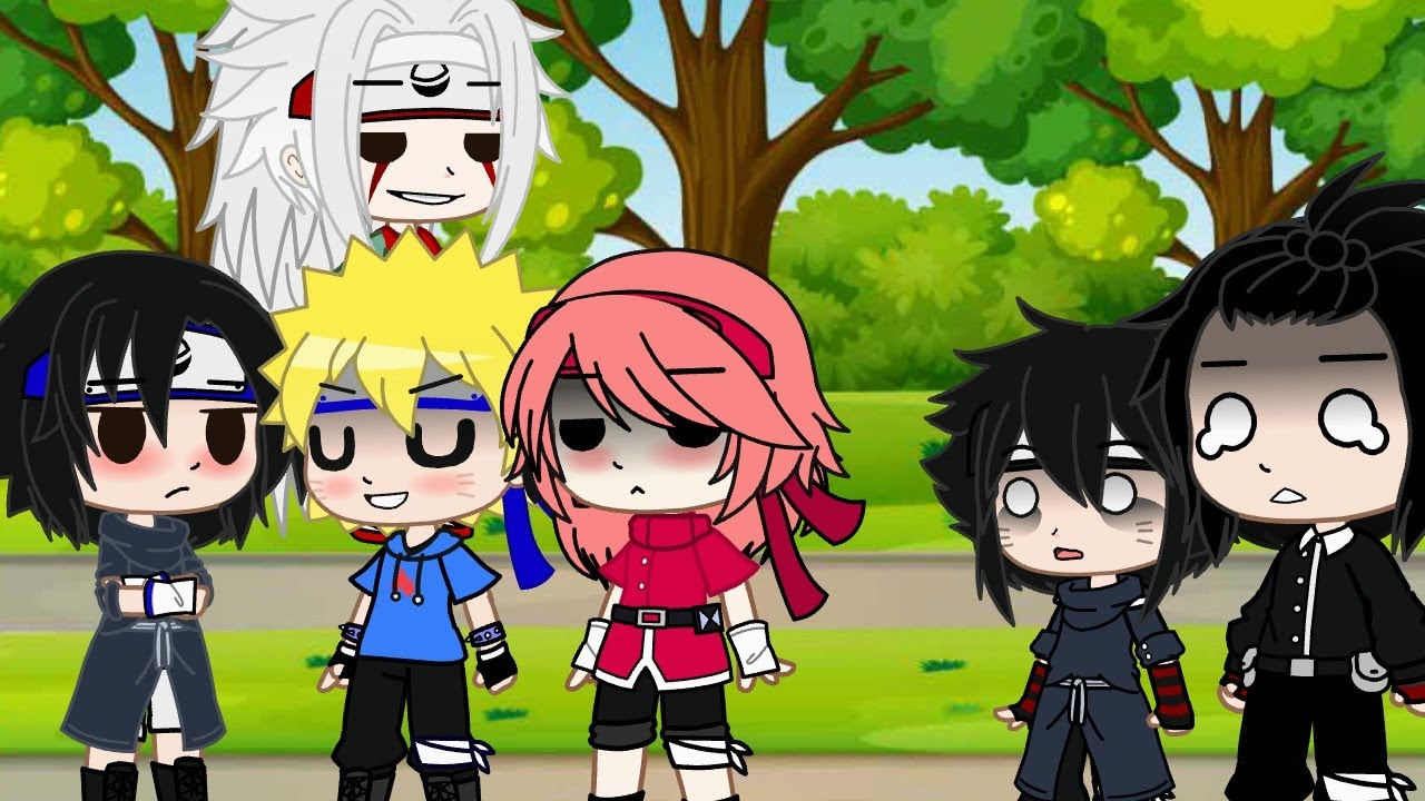 Menma e Sasuke no passado🍃 {Gacha Naruto} °Sasunaru°