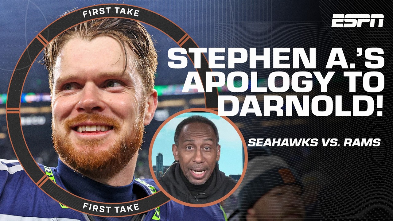 Stephen A. CONGRATULATES Sam Darnold 🗣️ ‘You damn sure proved me wrong!’| First Take