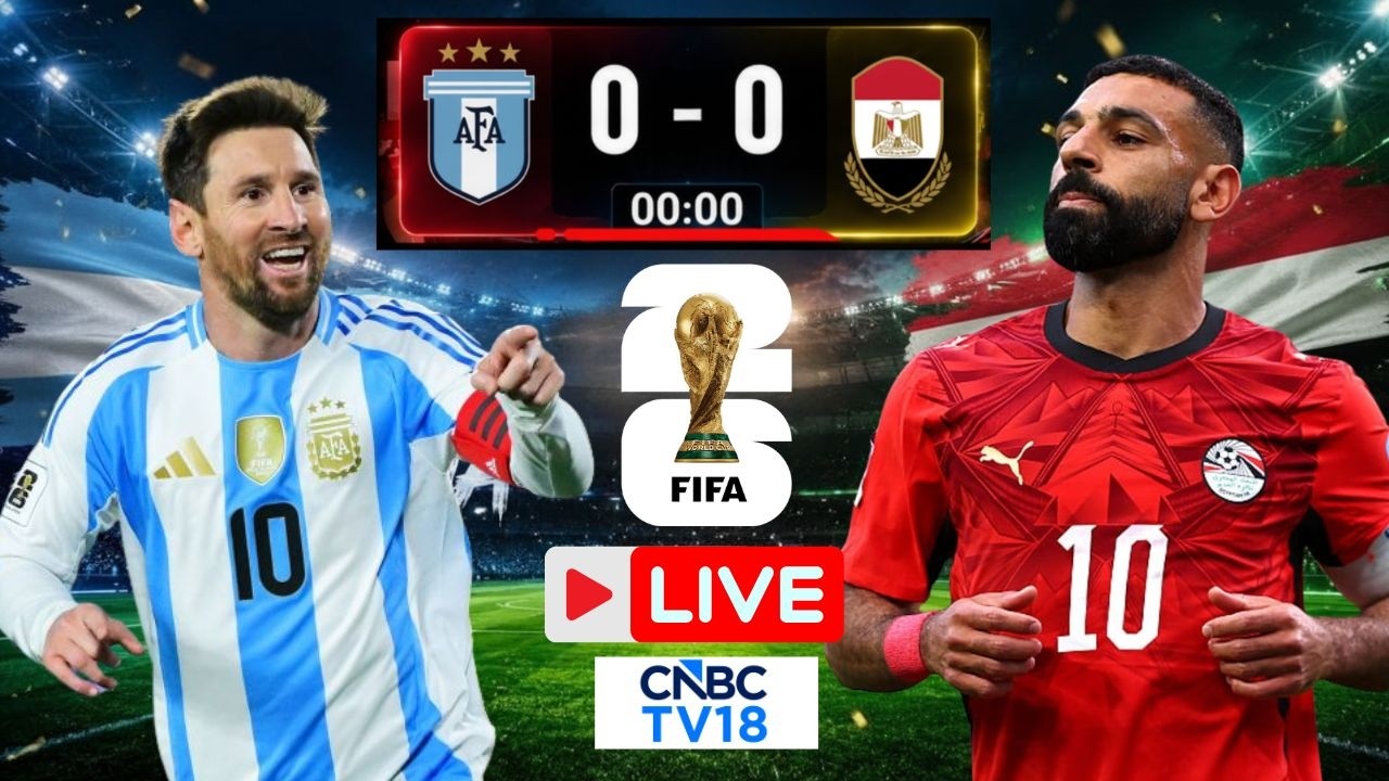 🔴Argentina vs Egypt LIVE: FIFA World Cup 2026 Round of 16 ARG Vs EGY Match | Messi Vs Mo Salah |N18G