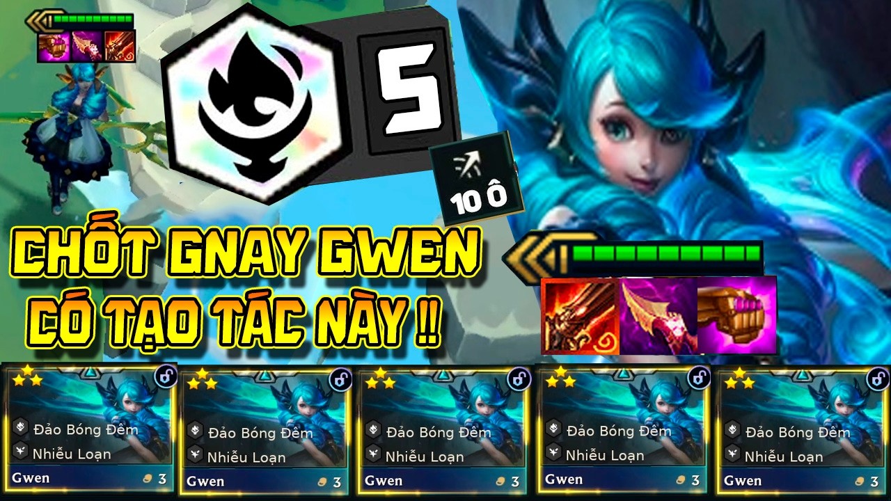 KÉO THẦN XẠ THỦ - GWEN ĐẢO BÓNG ĐÊM + ĐẠI BÁC = CỖ MÁY HỦY DIỆT TẦM XA BÁ ĐẠO NHẤT!