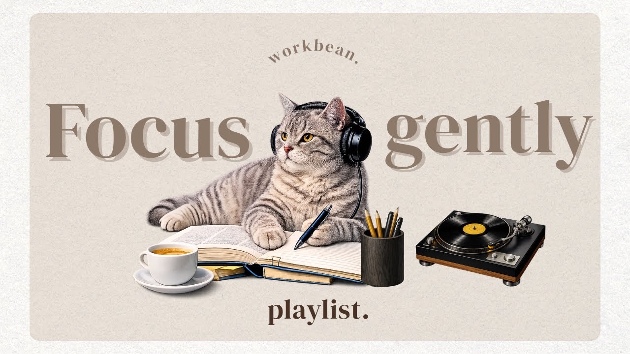 【4-Hour Focus Music】Lo-fi beats for deep focus, study & work | Let’s focus gently 🌿