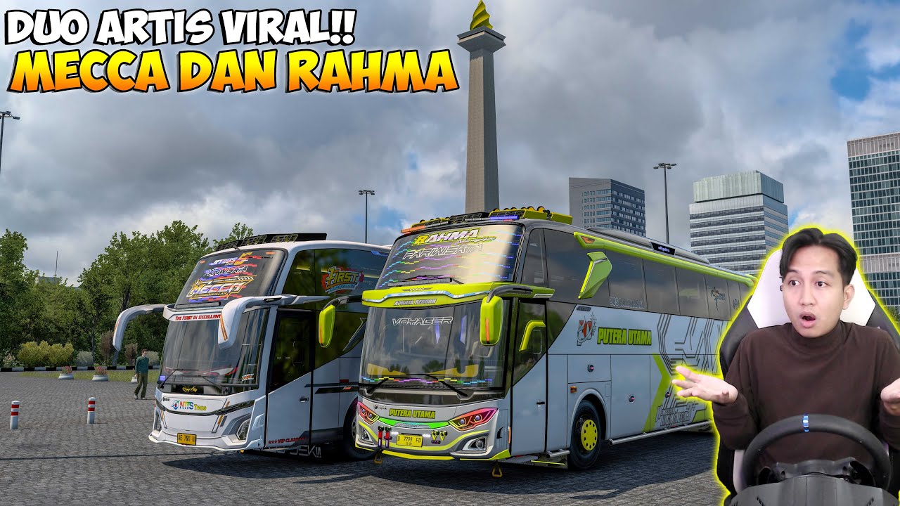 DUET ARTIS BASUR VIRAL RAHMA DAN MECCA TRIP MONAS LEWAT BSD !! HEBOH BANGET BASURINYA