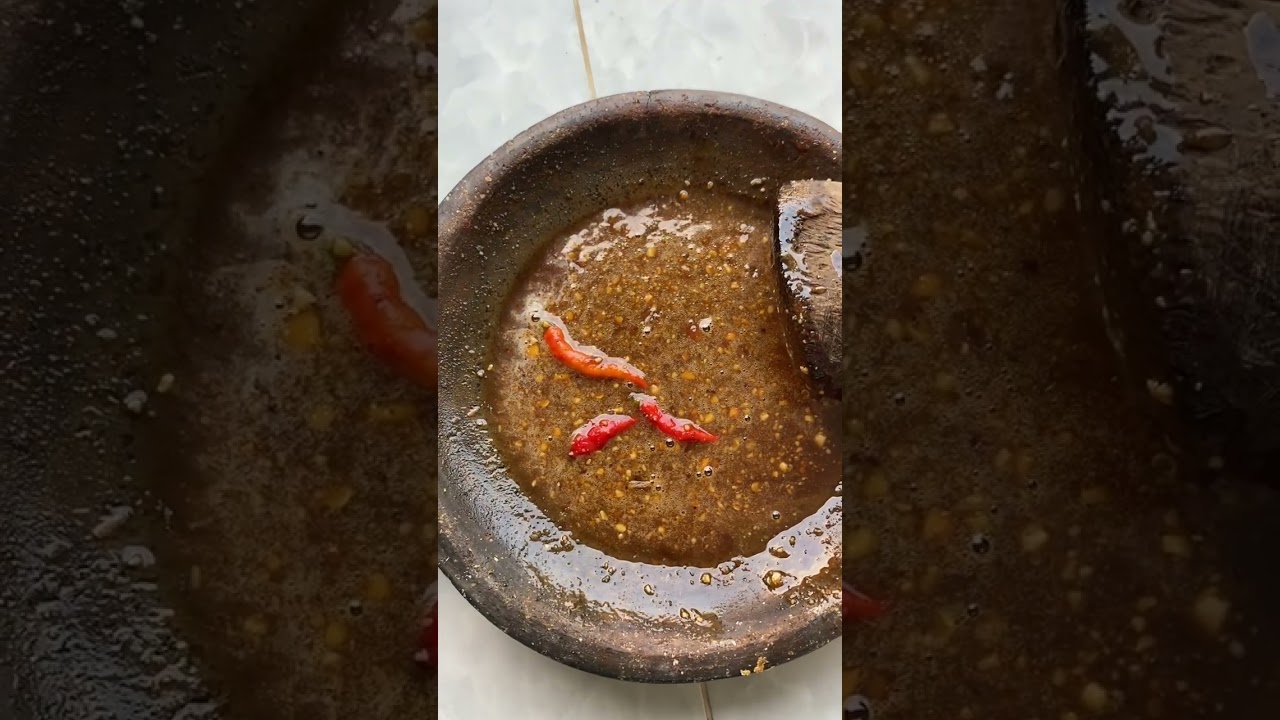 Rujak petis madura pedas banget