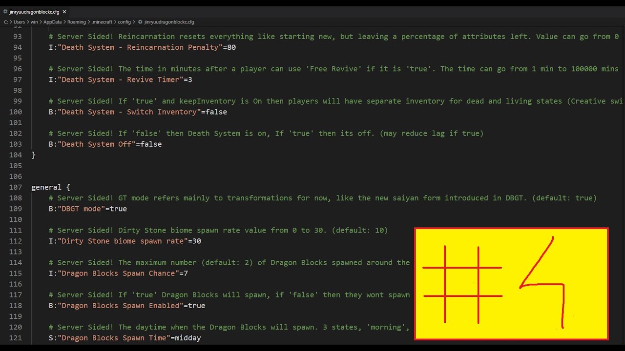 Minecraft Dragon Block C Config Tutorial #4 | Form Mastery