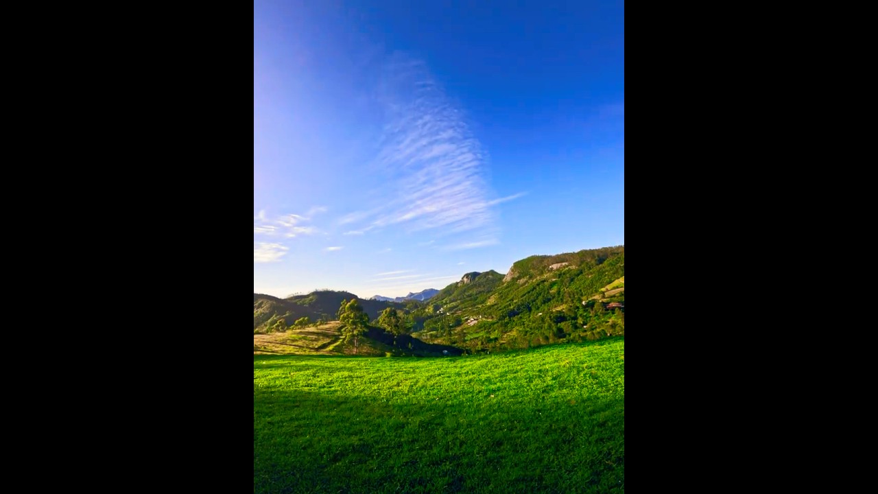 Timelapse of Munnar&rsquo;s stunning hills, where lush greens and drifting clouds create tranquil beauty!