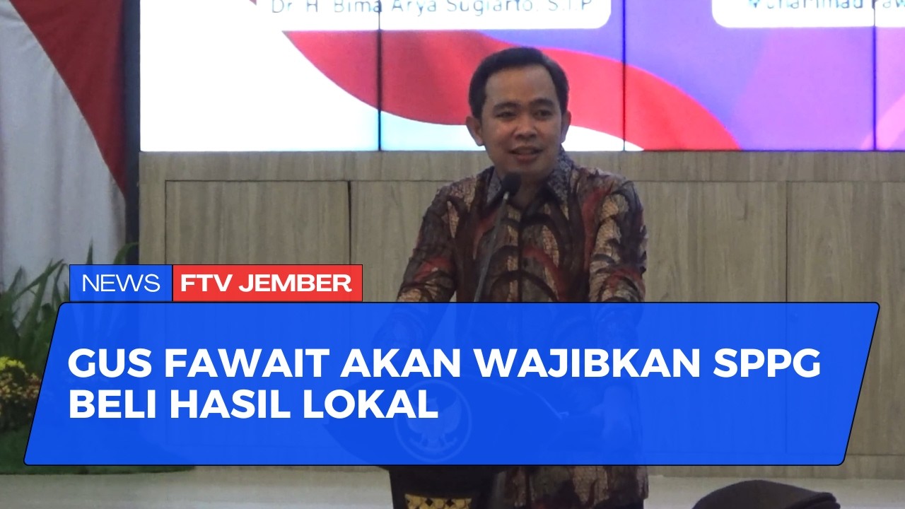 MBG DI JEMBER BAKAL WAJIB PAKAI PRODUK LOKAL