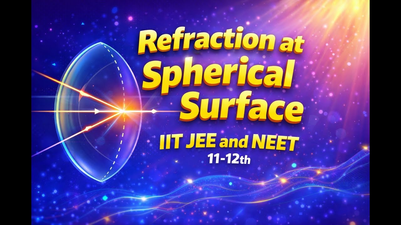 refraction through a curve surface| question practice   ||jee -neet ||11-12th physics #jee #neet