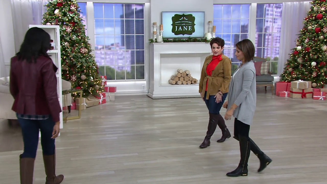 Vince Camuto Medium/Wide Calf Tall Shaft Suede Boots - Pardonal on QVC