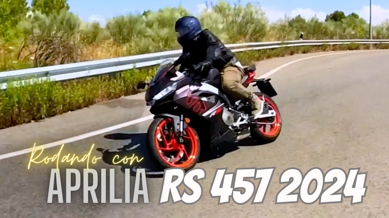 🇮🇹​ Rodando con la Aprilia RS 457 2024 ​🏁​​ / SuperMotor.Online