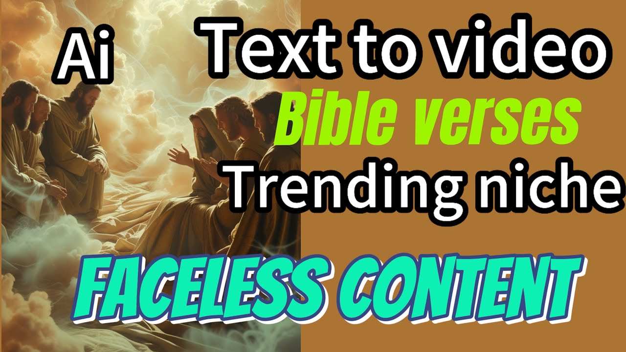 Turn Bible Verses into AI-Generated Videos | Faceless Christian Content Creation&rdquo;