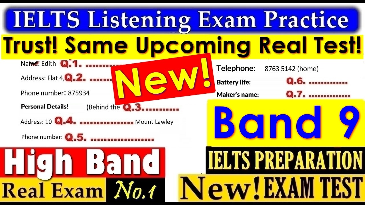 IELTS LISTENING PRACTICE TEST 2026 WITH ANSWERS | 21.07.2026
