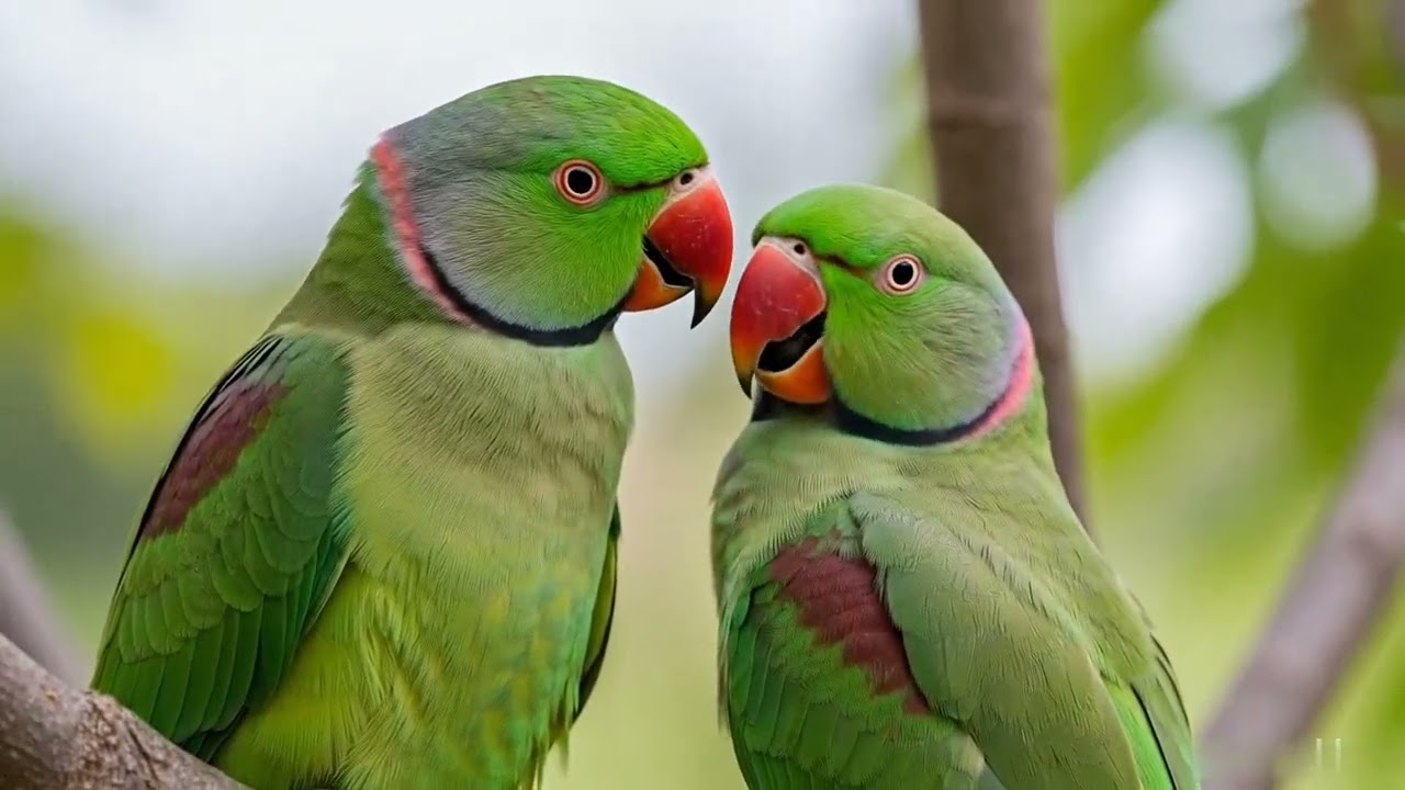 Talking Green Parrot Best Moments Compilation