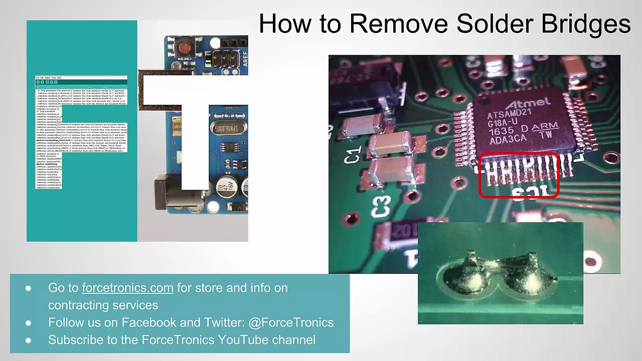 How to Remove Solder Bridges
