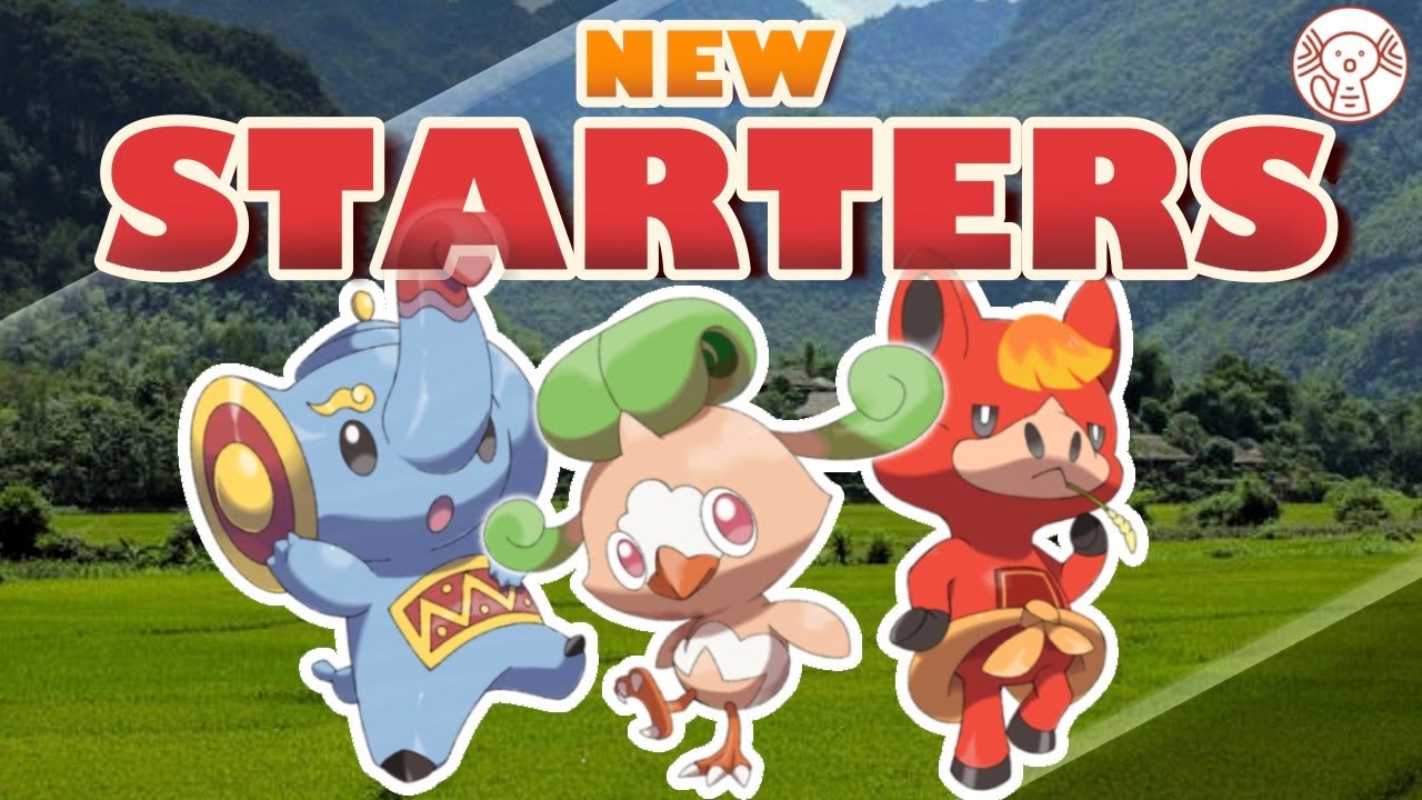 Upah's Gallery - Bản thiết kế #4: Pokémon Khởi Đầu | Design #4: Starters