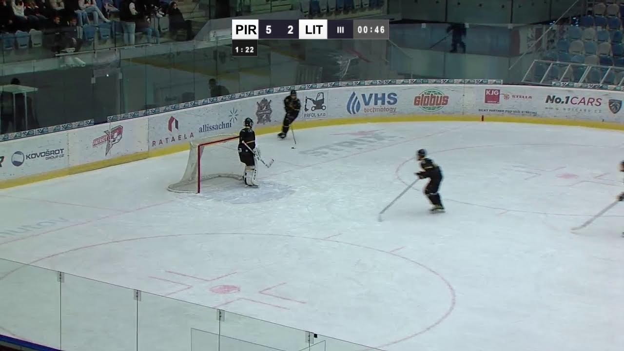 25. kolo extraligy 9. tříd - Piráti Chomutov vs HC Litvínov