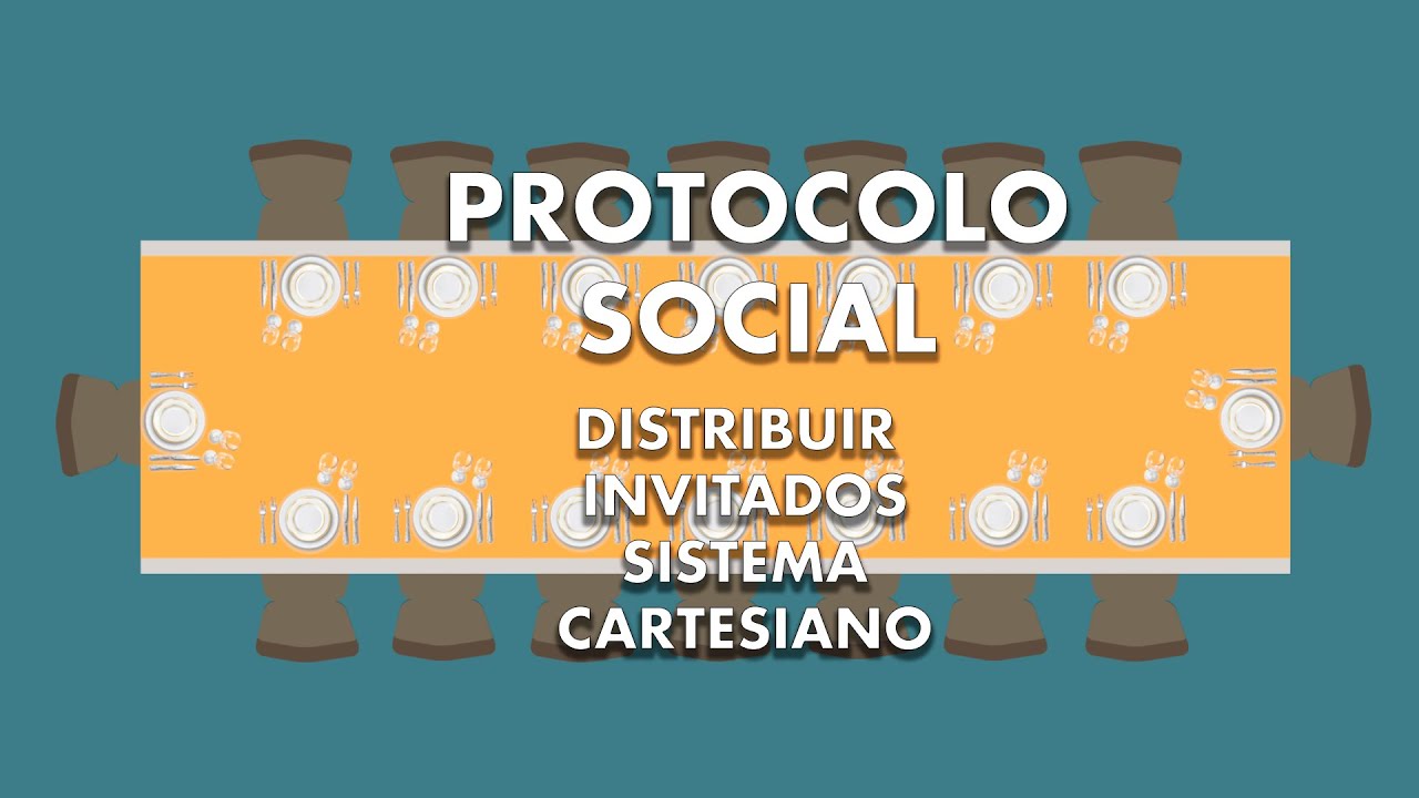 Cómo colocar a los invitados en la mesa: Sistema cartesiano. También denominado sistema en X o aspa