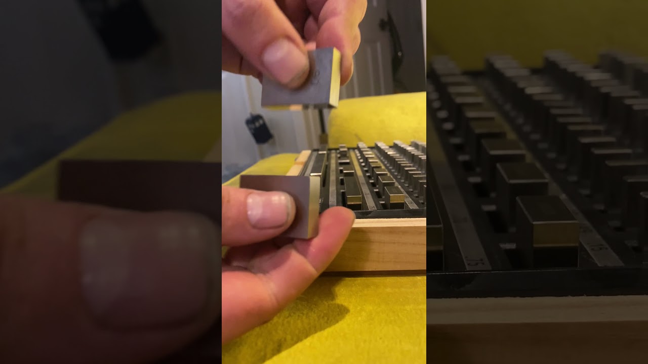 Gauge blocks stick without wringing