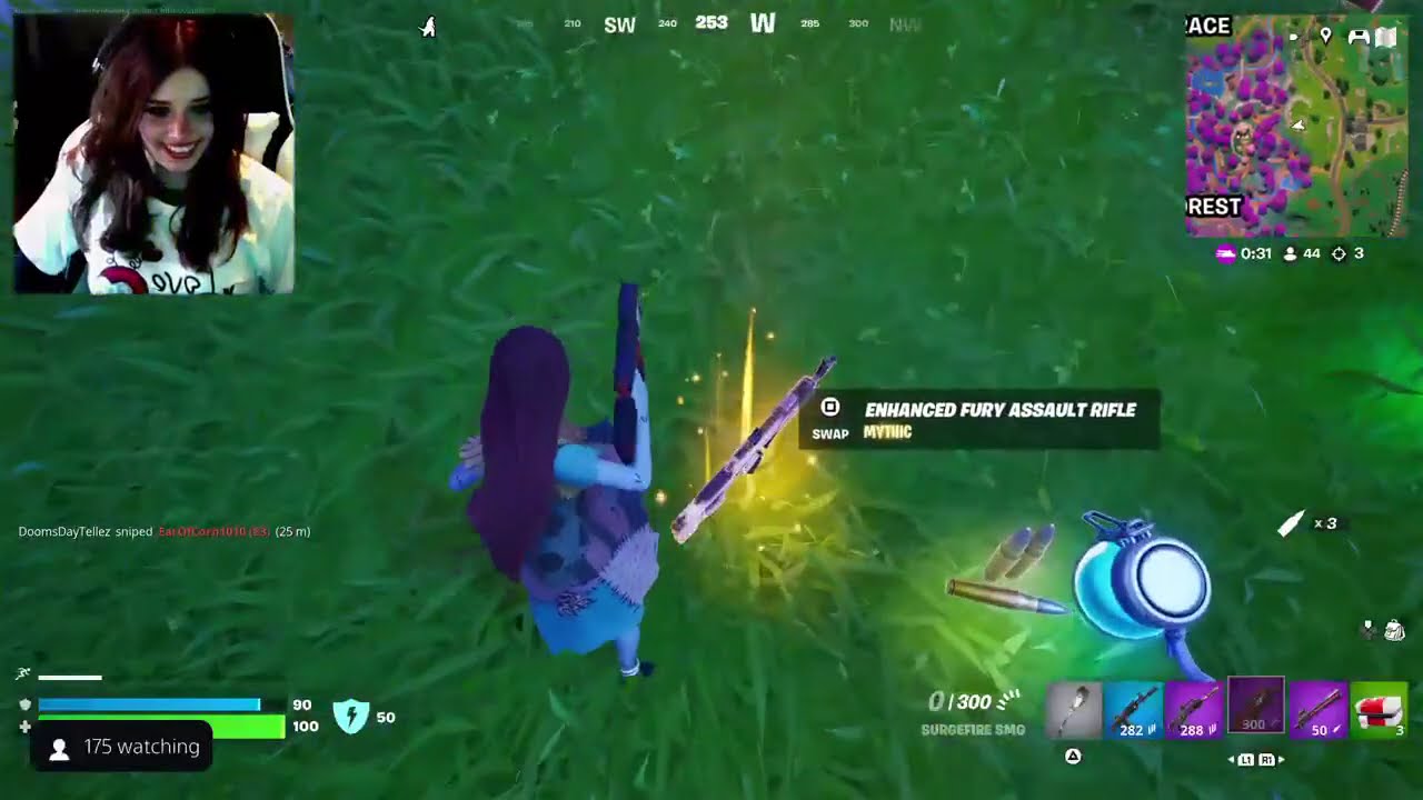 Quinn (dinawannabe/queyoueye) playing Fortnite Part 33