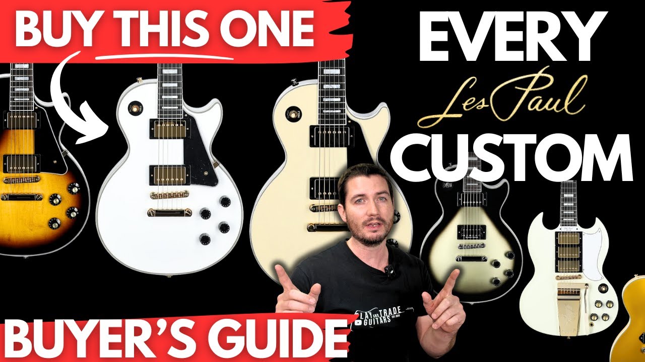Лучший LES PAUL CUSTOM: Gibson или Epiphone? (Руководство покупателя 2025 года)